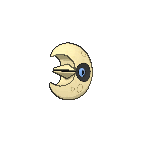 Shiny Lunatone as it appears in X & Y