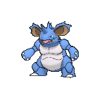 Shiny Nidoking as it appears in Omega Ruby & Alpha Sapphire