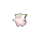 Shiny Clefairy as it appears in X & Y