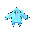 Shiny Regice as it appears in X & Y