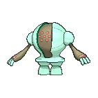 Shiny Registeel as it appears in X & Y