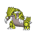 Shiny Groudon as it appears in Omega Ruby & Alpha Sapphire