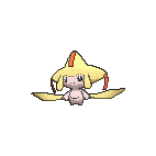 Shiny Jirachi as it appears in Omega Ruby & Alpha Sapphire