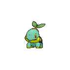 Shiny Turtwig as it appears in X & Y