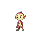 Shiny Chimchar as it appears in Omega Ruby & Alpha Sapphire