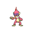 Shiny Monferno as it appears in Omega Ruby & Alpha Sapphire