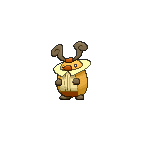 Shiny Kricketot as it appears in X & Y