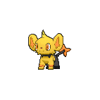 Shiny Shinx as it appears in X & Y