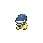 Shiny Shieldon as it appears in X & Y