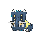 Shiny Bastiodon as it appears in X & Y