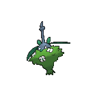 Shiny Wormadam as it appears in X & Y