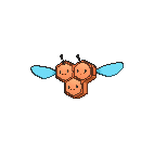 Shiny Combee as it appears in Omega Ruby & Alpha Sapphire