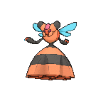 Shiny Vespiquen as it appears in X & Y