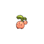 Shiny Cherubi as it appears in X & Y