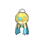 Shiny Drifblim as it appears in X & Y