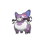 Shiny Purugly as it appears in Omega Ruby & Alpha Sapphire