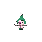 Shiny Mime Jr. as it appears in X & Y
