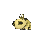 Shiny Hippopotas as it appears in X & Y