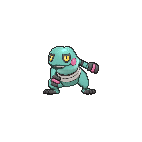 Shiny Croagunk as it appears in Omega Ruby & Alpha Sapphire