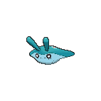 Shiny Mantyke as it appears in X & Y