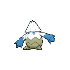 Shiny Snover as it appears in X & Y