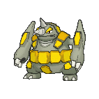 Shiny Rhyperior as it appears in X & Y