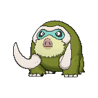 Shiny Mamoswine as it appears in X & Y