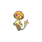 Shiny Uxie as it appears in X & Y