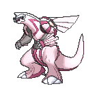 Shiny Palkia as it appears in X & Y