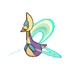 Shiny Cresselia as it appears in X & Y