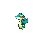 Shiny Snivy as it appears in Omega Ruby & Alpha Sapphire