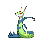 Shiny Serperior as it appears in X & Y