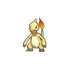 Shiny Charmeleon as it appears in Omega Ruby & Alpha Sapphire