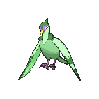 Shiny Tranquill as it appears in Omega Ruby & Alpha Sapphire