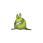 Shiny Swadloon as it appears in Omega Ruby & Alpha Sapphire