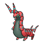 Shiny Scolipede as it appears in Omega Ruby & Alpha Sapphire