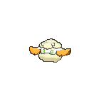 Shiny Cottonee as it appears in Omega Ruby & Alpha Sapphire