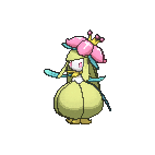 Shiny Lilligant as it appears in Omega Ruby & Alpha Sapphire
