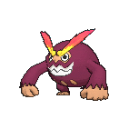 Shiny Darmanitan as it appears in X & Y
