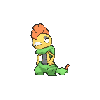 Shiny Scrafty as it appears in Omega Ruby & Alpha Sapphire