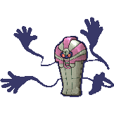 Shiny Cofagrigus as it appears in X & Y