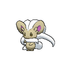 Shiny Cinccino as it appears in X & Y