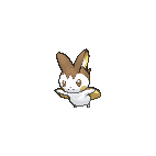 Shiny Emolga as it appears in X & Y