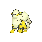 Shiny Arcanine as it appears in Omega Ruby & Alpha Sapphire