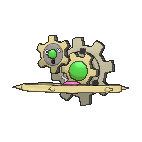 Shiny Klinklang as it appears in Omega Ruby & Alpha Sapphire