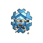 Shiny Cryogonal as it appears in X & Y