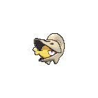 Shiny Shelmet as it appears in X & Y