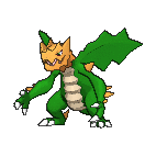 Shiny Druddigon as it appears in Omega Ruby & Alpha Sapphire