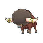Shiny Bouffalant as it appears in Omega Ruby & Alpha Sapphire