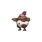 Shiny Vullaby as it appears in X & Y